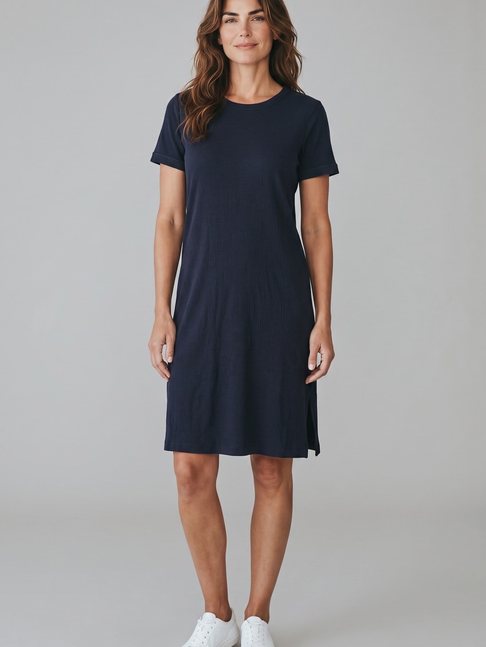 Jessica Simpson black  Short Sleeve Midi Dress
